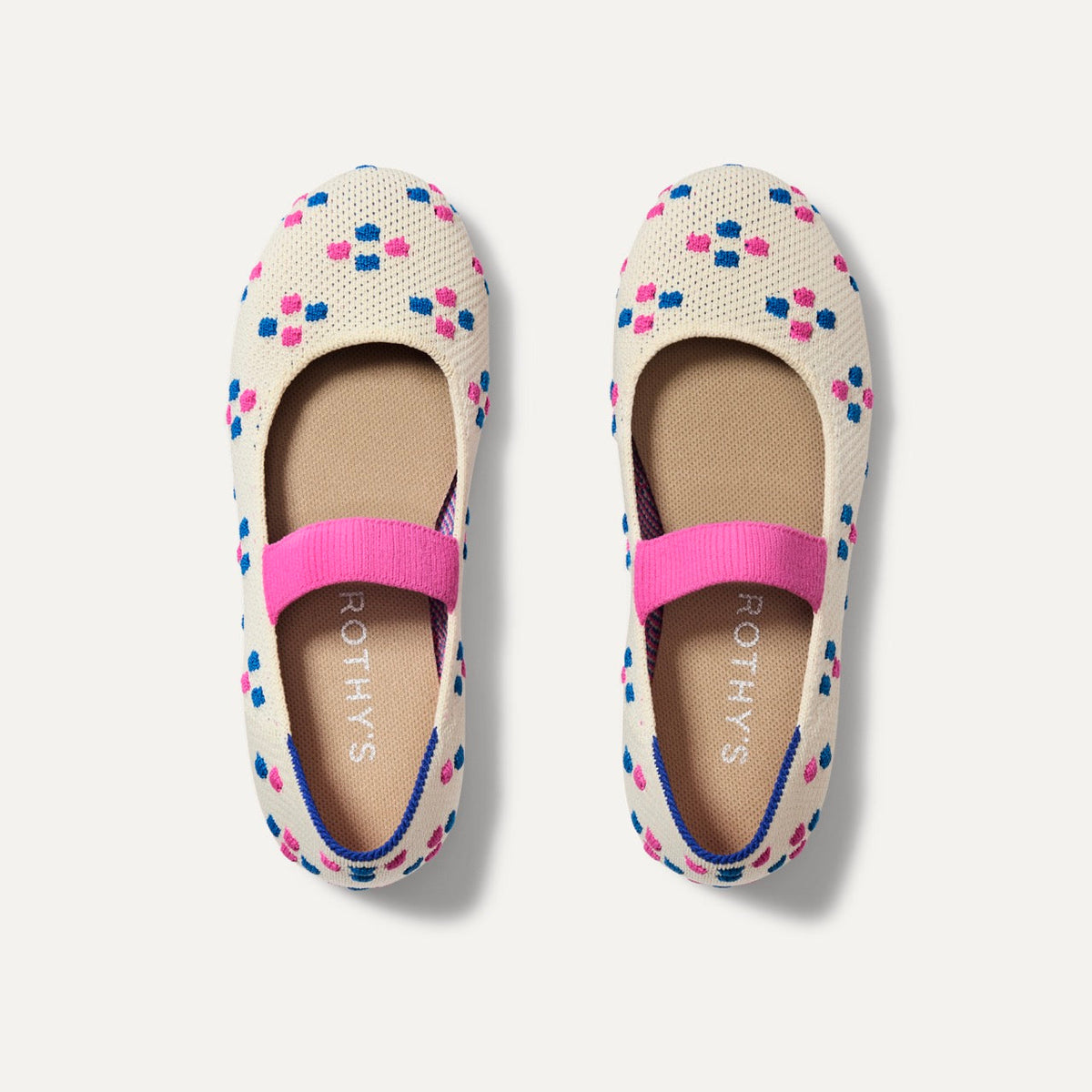Rothys The Kids Mary Jane in Bubblegum Pop