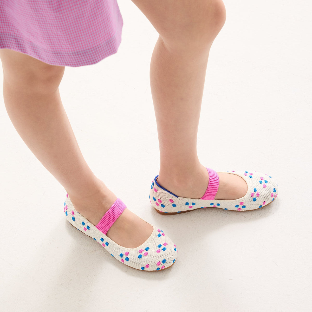 Rothys The Kids Mary Jane in Bubblegum Pop