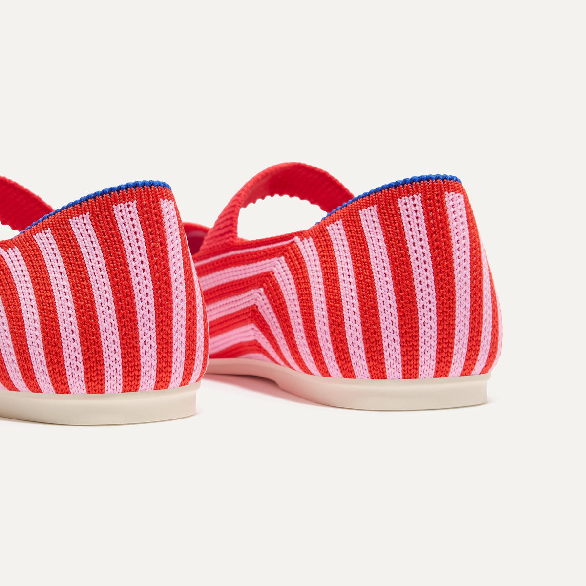 Rothys The Kids Mary Jane in Cherry Stripe