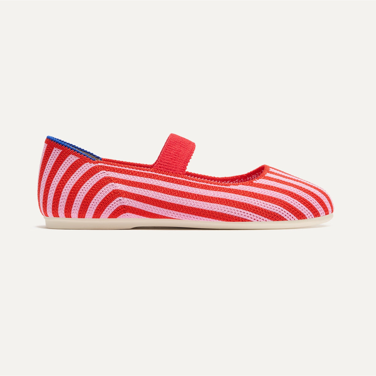 Rothys The Kids Mary Jane in Cherry Stripe