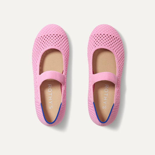 Rothys The Kids Mary Jane in Tutu Open-Knit