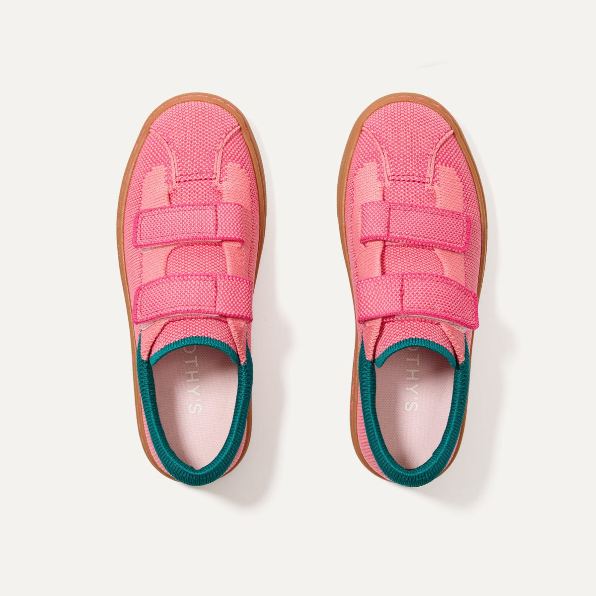 Rothys The Kids Strap Sneaker in Watermelon