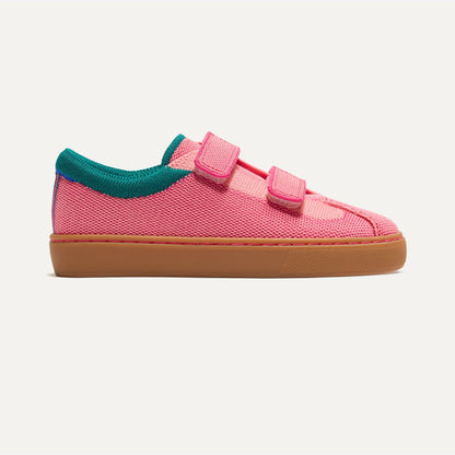 Rothys The Kids Strap Sneaker in Watermelon