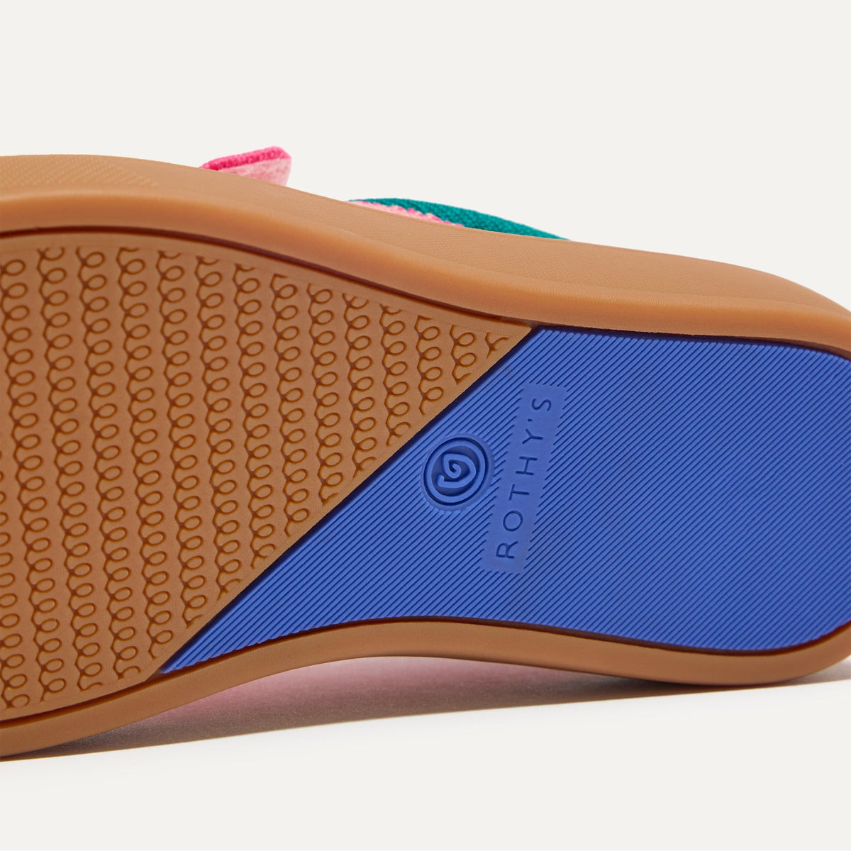 Rothys The Kids Strap Sneaker in Watermelon