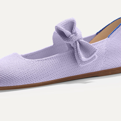 Rothys The Kids Tux Bow Mary Jane in Soft Orchid