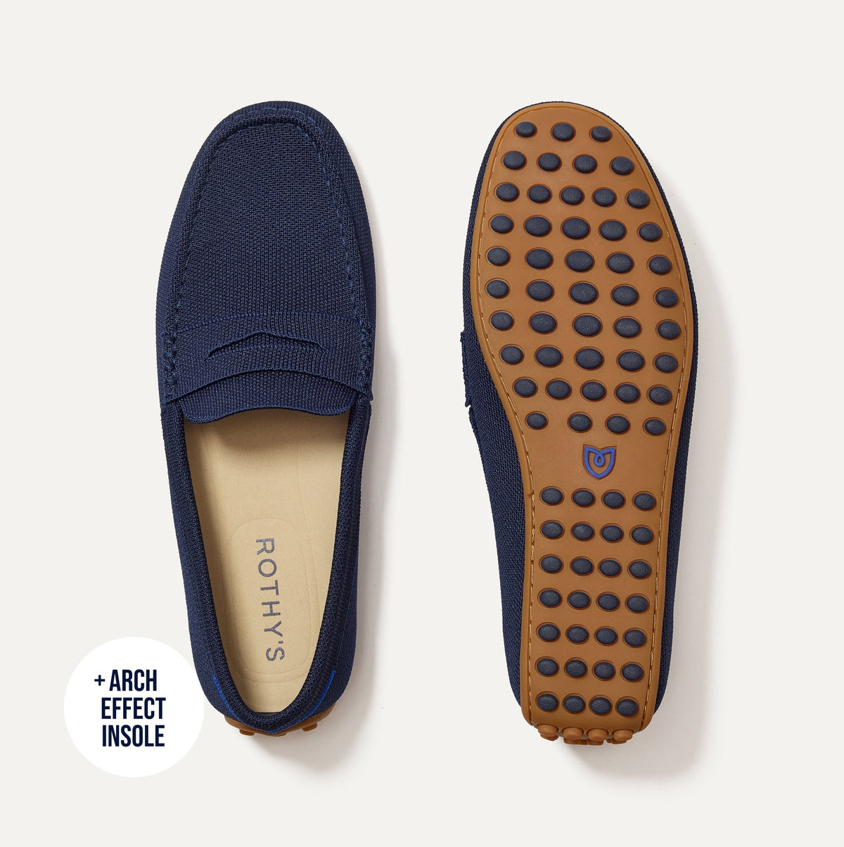 Rothys The Men's Daily Driver in Nautical Navy