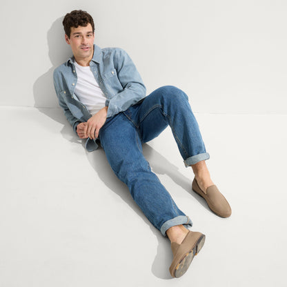 Rothys The Ravello Loafer in Faded Brown
