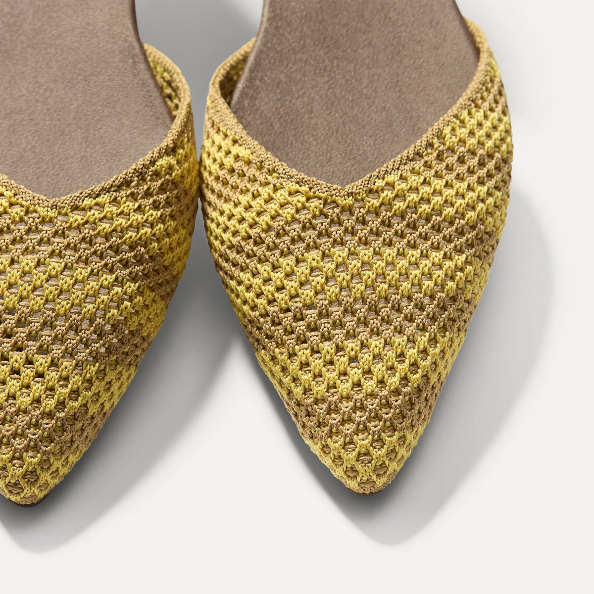 Rothys The D'Orsay Point in Daffodil Stripe