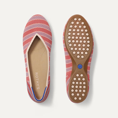 Rothys The Daily Flat in Sunkiss Stripe