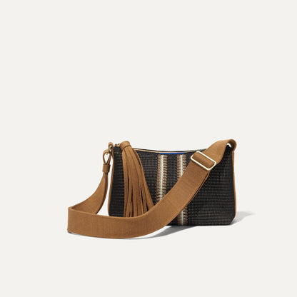 Rothys The Casual Crossbody in Coffee Market Stripe