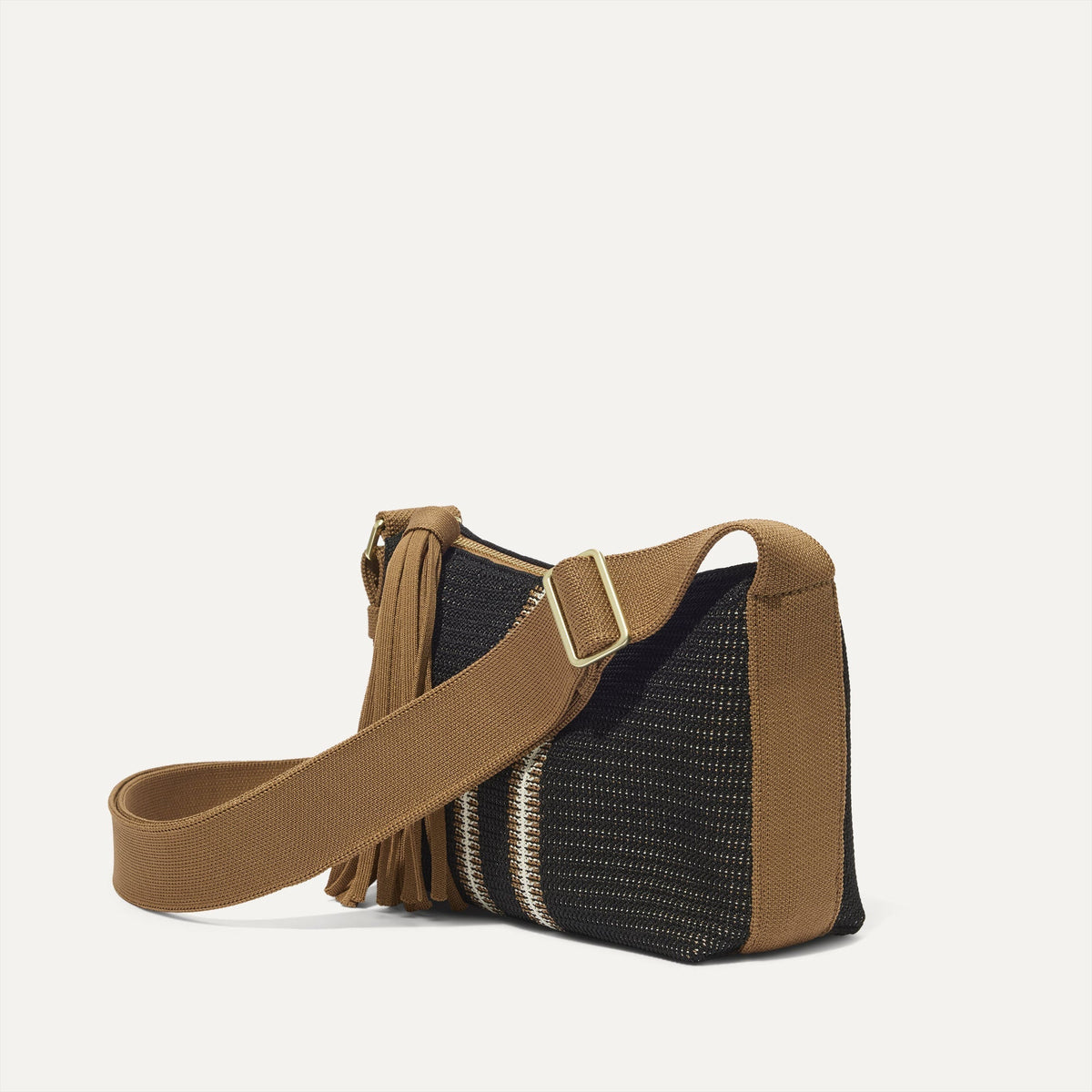 Rothys The Casual Crossbody in Coffee Market Stripe