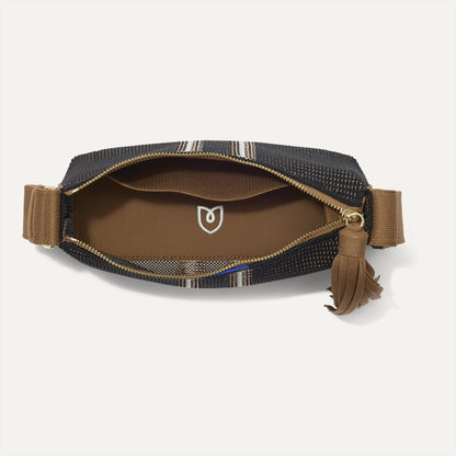 Rothys The Casual Crossbody in Coffee Market Stripe