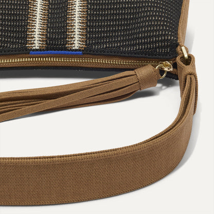 Rothys The Casual Crossbody in Coffee Market Stripe