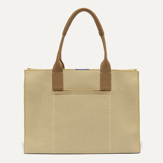 Rothys The Classic Tote in Macadamia Open-Knit
