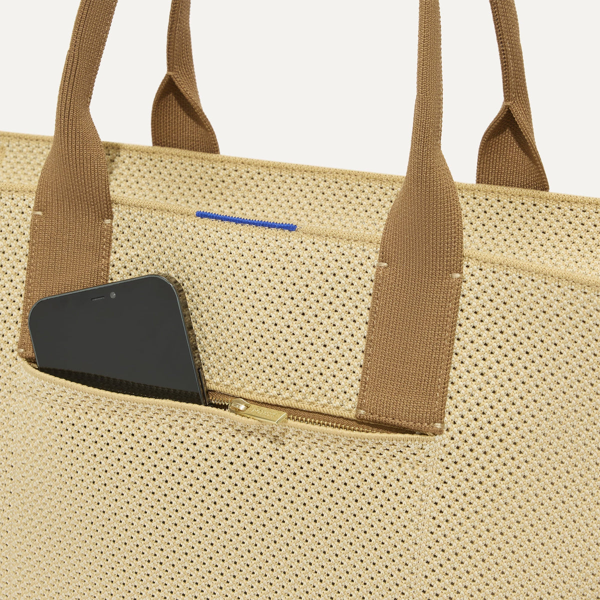 Rothys The Classic Tote in Macadamia Open-Knit