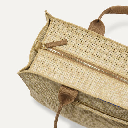 Rothys The Classic Tote in Macadamia Open-Knit