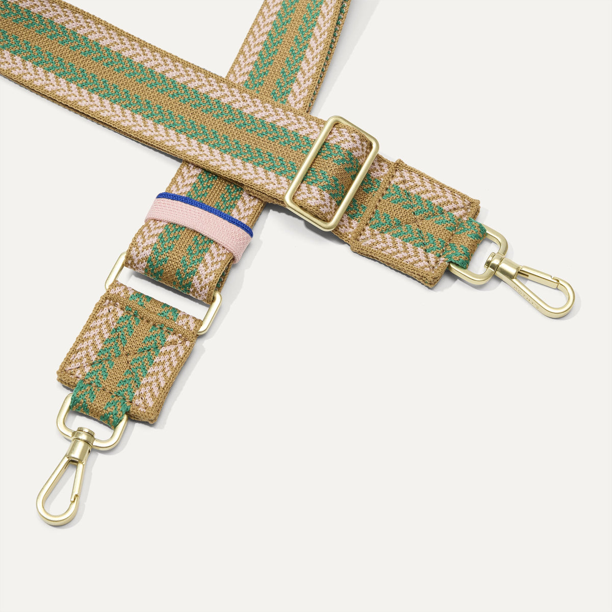 Rothys Crossbody Strap in Earthy Chevron