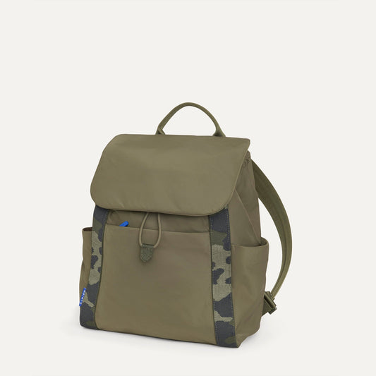 Rothys Lightweight Travel Cinch Backpack in Forest