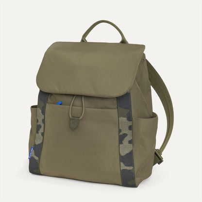 Rothys Lightweight Travel Cinch Backpack in Forest