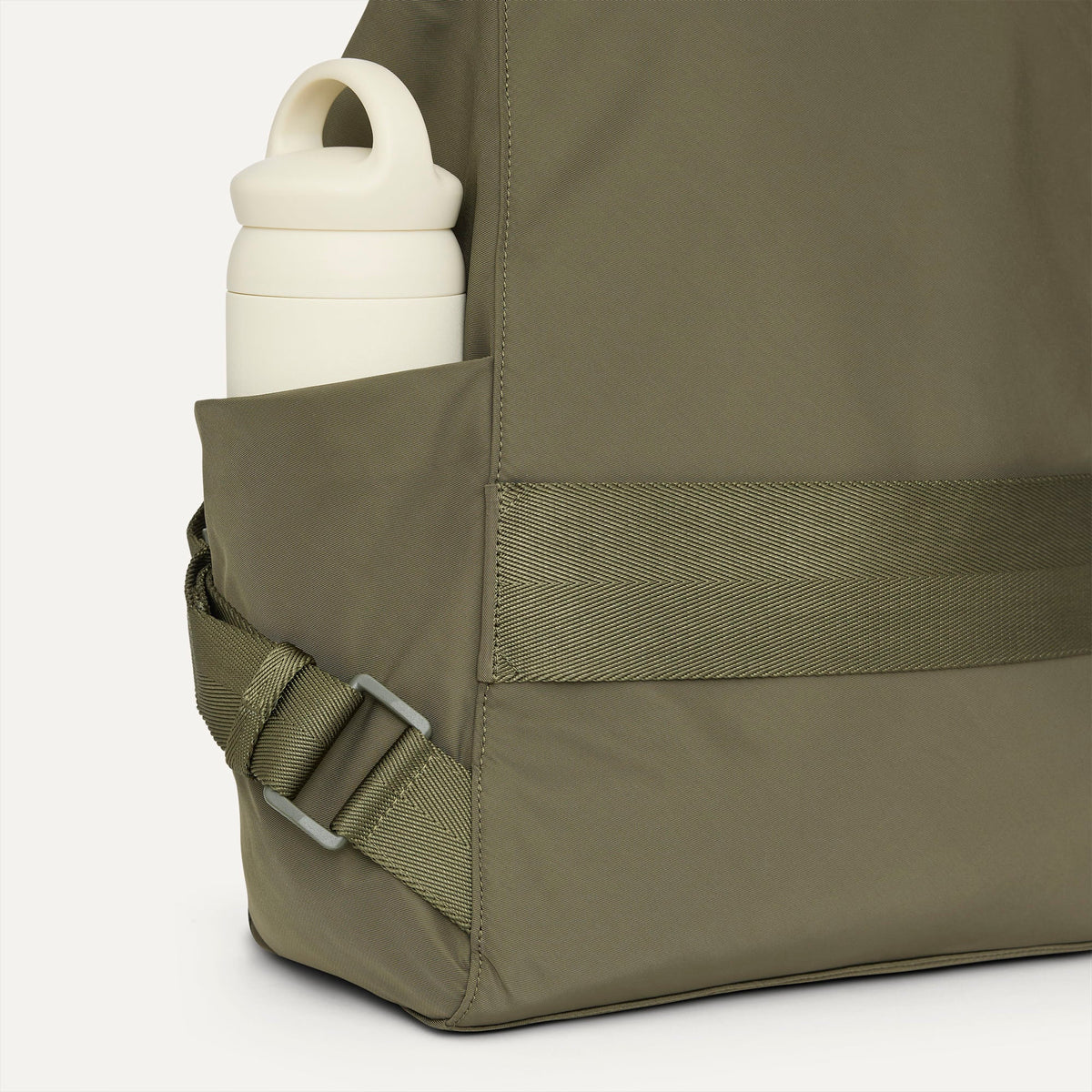Rothys Lightweight Travel Cinch Backpack in Forest