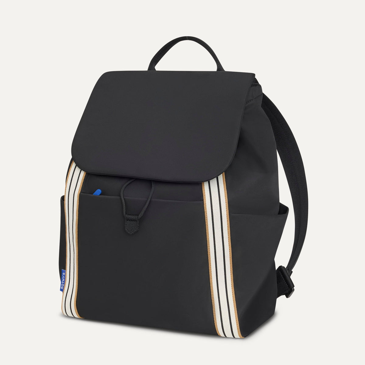 Rothys Lightweight Travel Cinch Backpack in Ink
