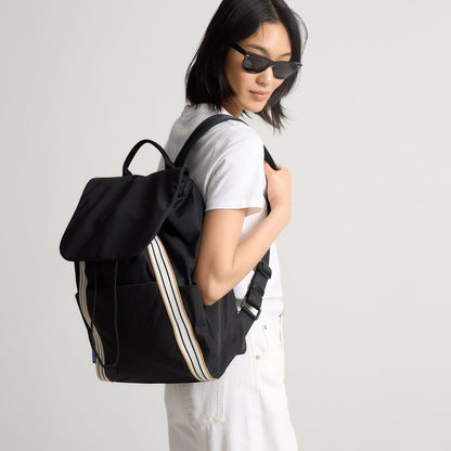 Rothys Lightweight Travel Cinch Backpack in Ink