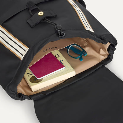 Rothys Lightweight Travel Cinch Backpack in Ink