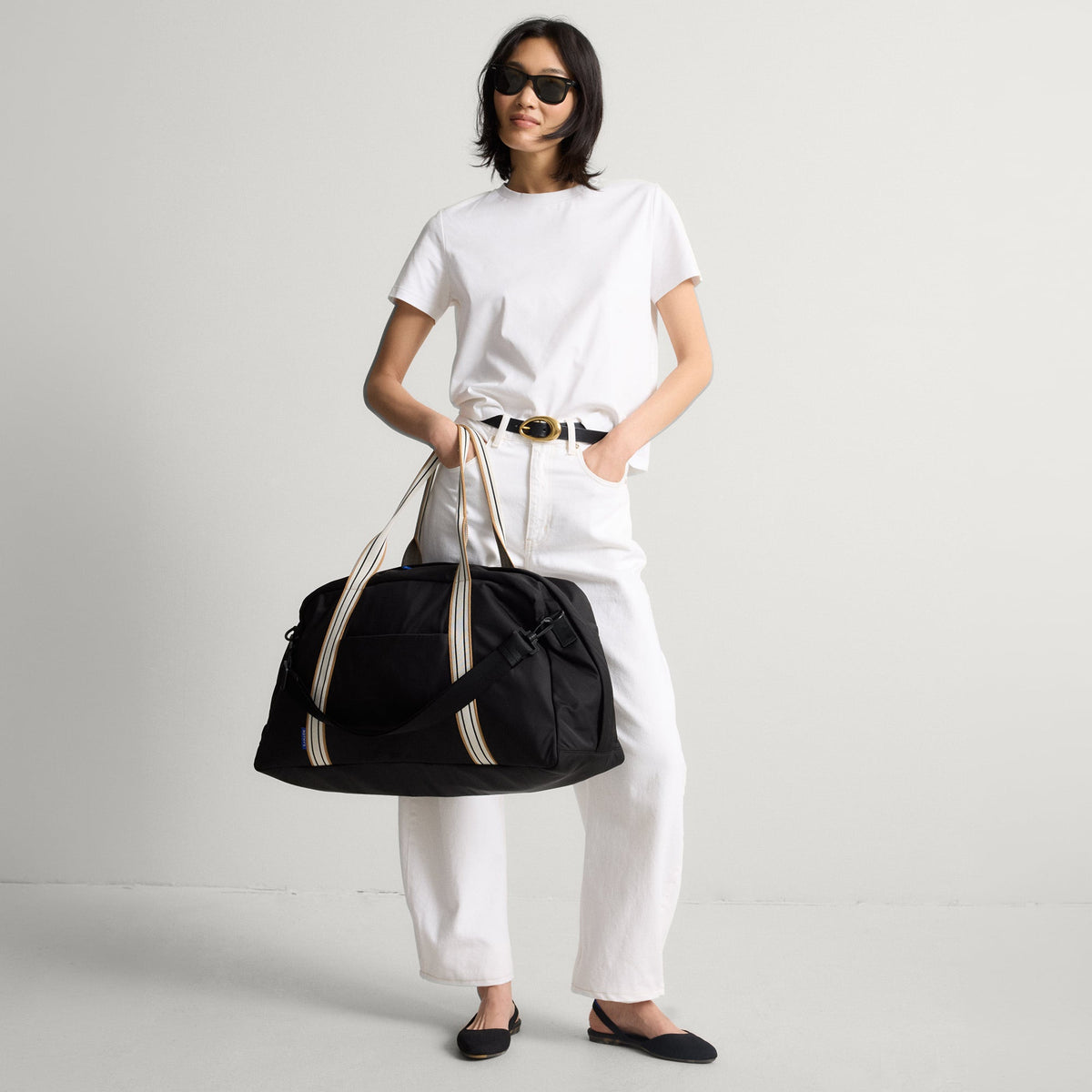 Rothys Lightweight Travel Duffel Bag in Ink