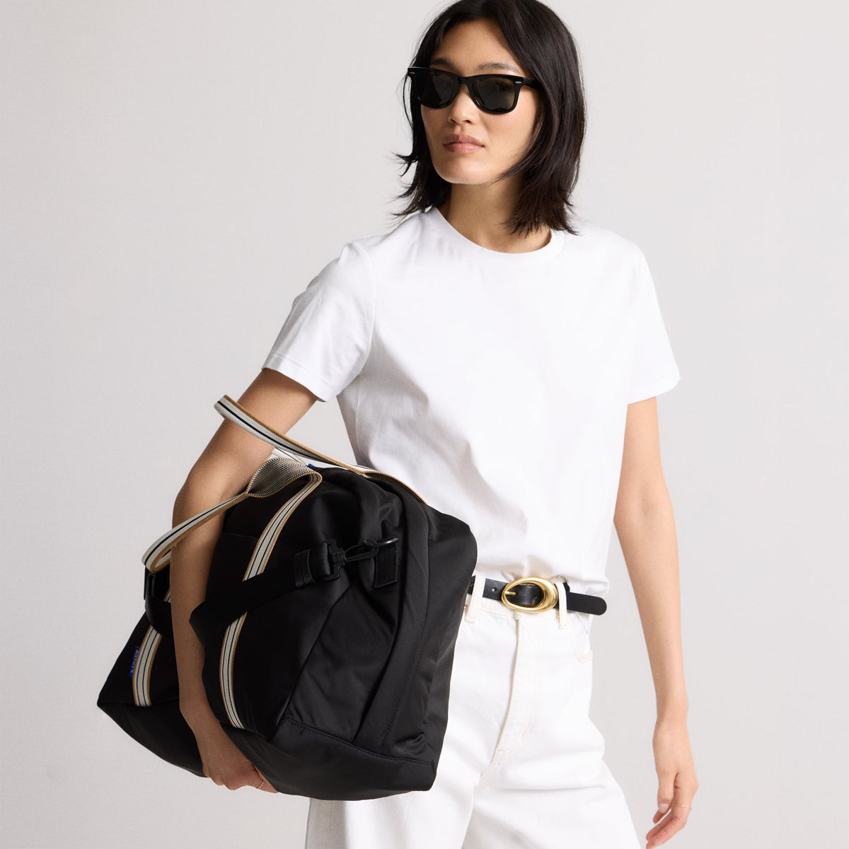 Rothys Lightweight Travel Duffel Bag in Ink