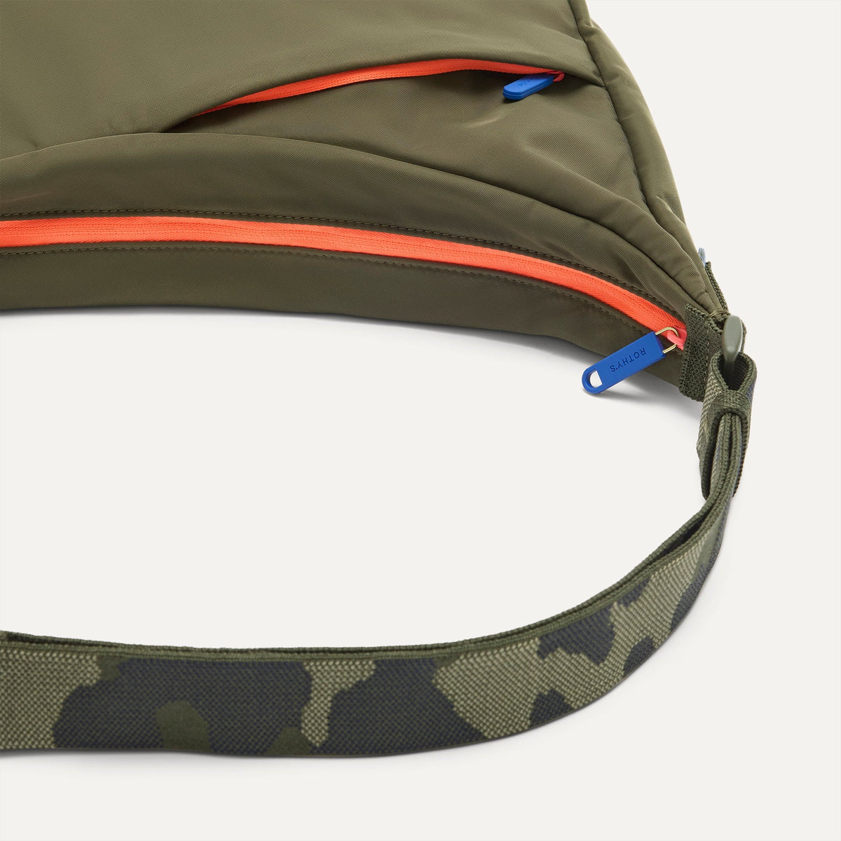 Rothys Lightweight Travel Sling Bag in Forest