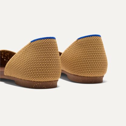 Rothys The D'Orsay Point in Camel Crochet