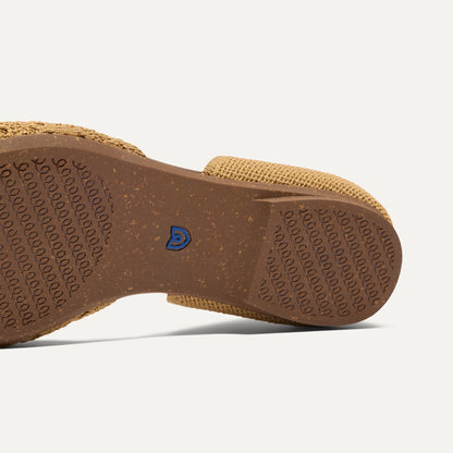 Rothys The D'Orsay Point in Camel Crochet