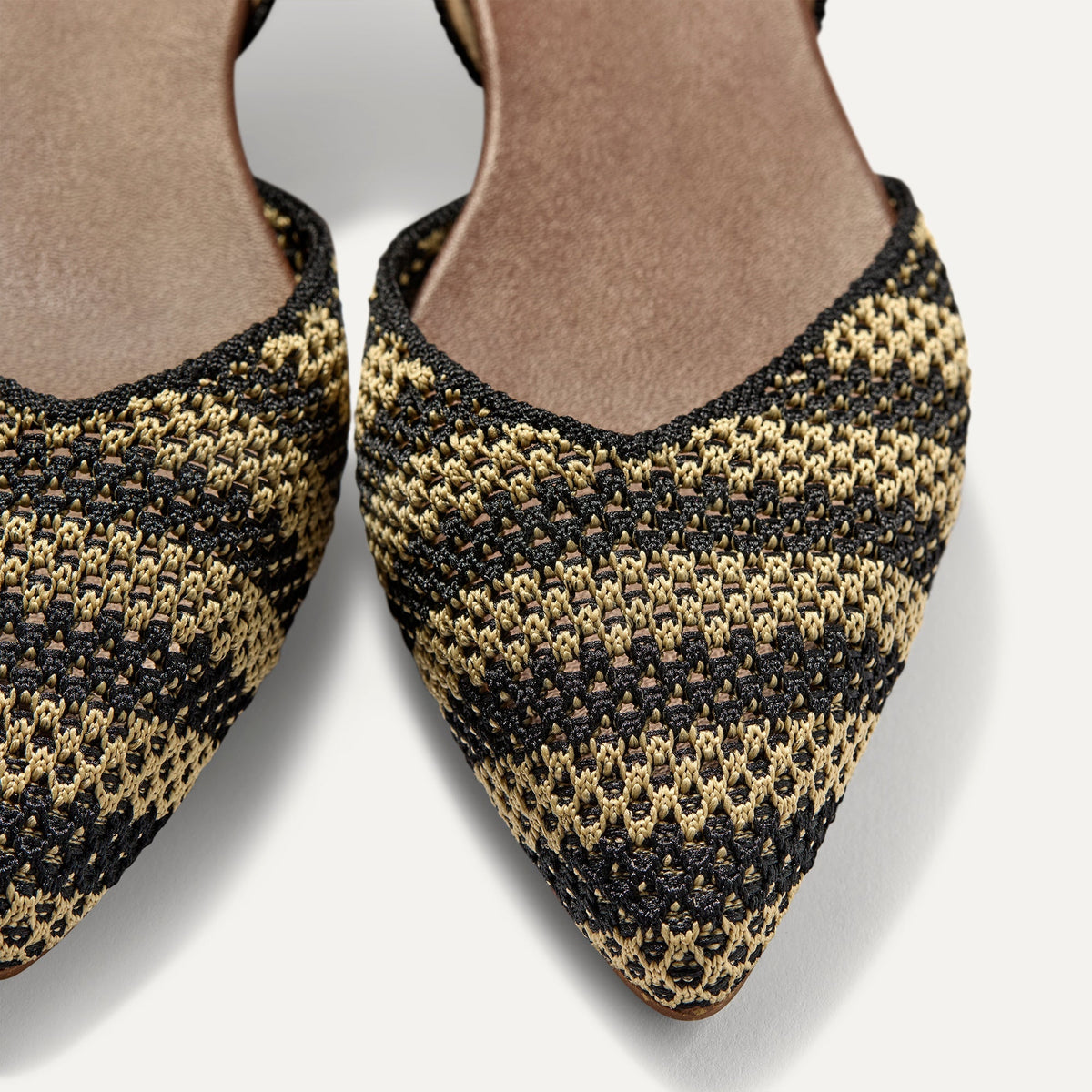 Rothys The D'Orsay Point in Shortbread Stripe