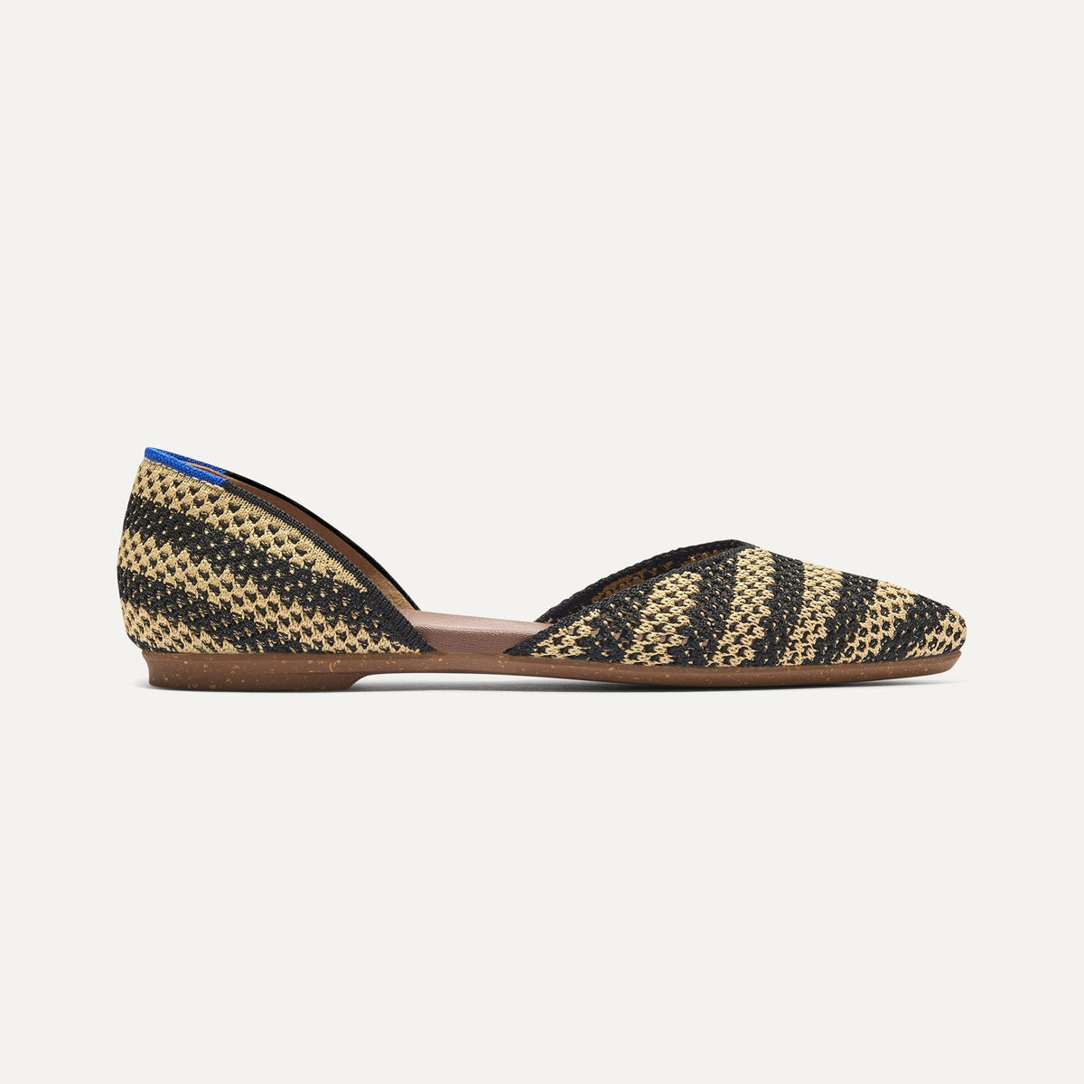 Rothys The D'Orsay Point in Shortbread Stripe