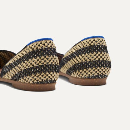 Rothys The D'Orsay Point in Shortbread Stripe