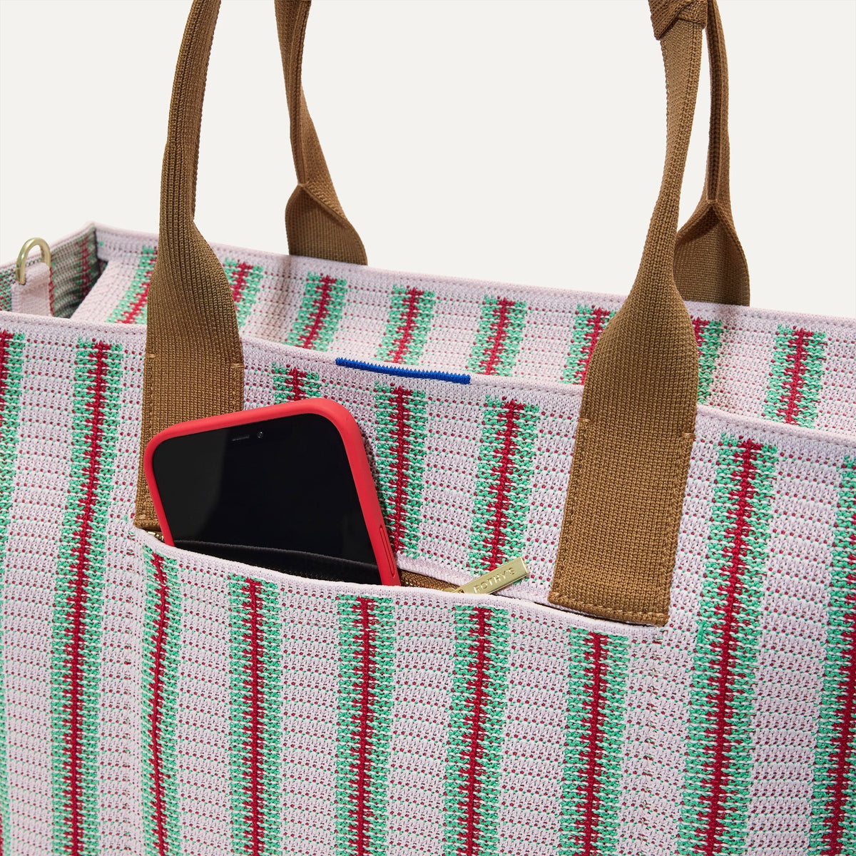 Rothys The Classic Tote in Watermelon Market Stripe