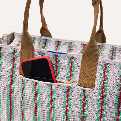 Rothys The Classic Tote in Watermelon Market Stripe