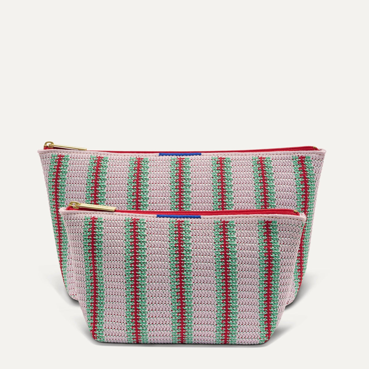 Rothys The Travel Pouch Set in Watermelon Market Stripe