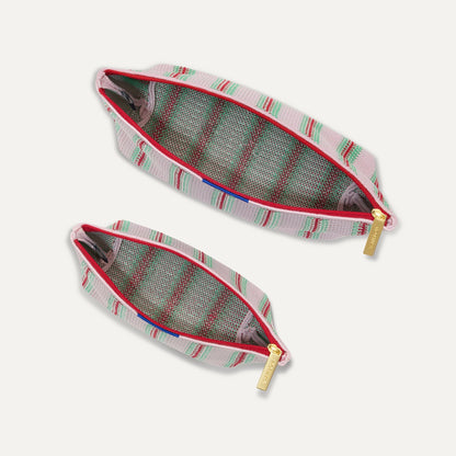 Rothys The Travel Pouch Set in Watermelon Market Stripe