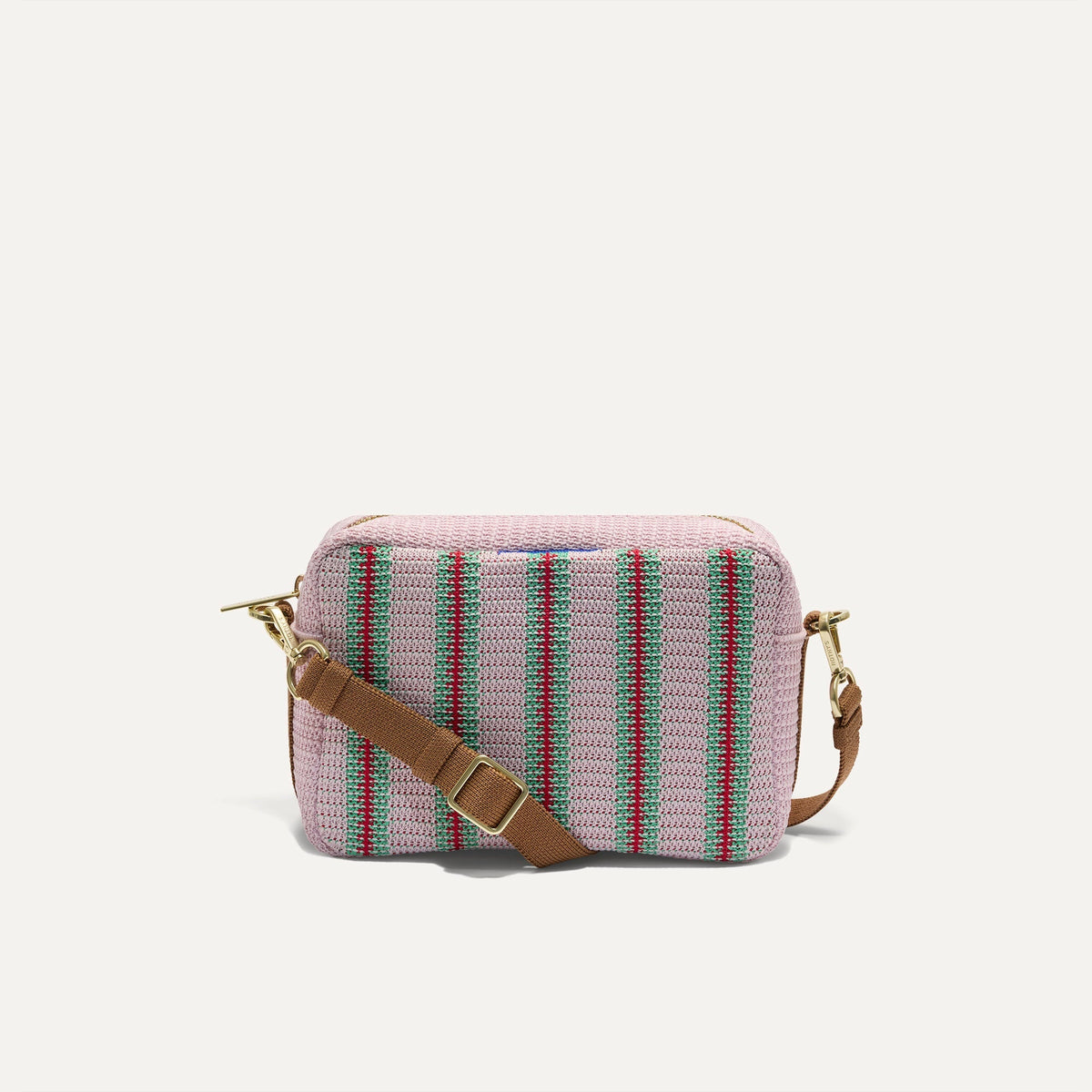Rothys The Crossbody Camera Bag in Watermelon Market Stripe