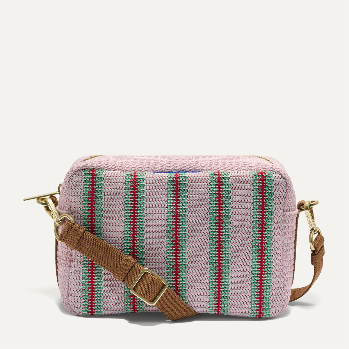 Rothys The Crossbody Camera Bag in Watermelon Market Stripe