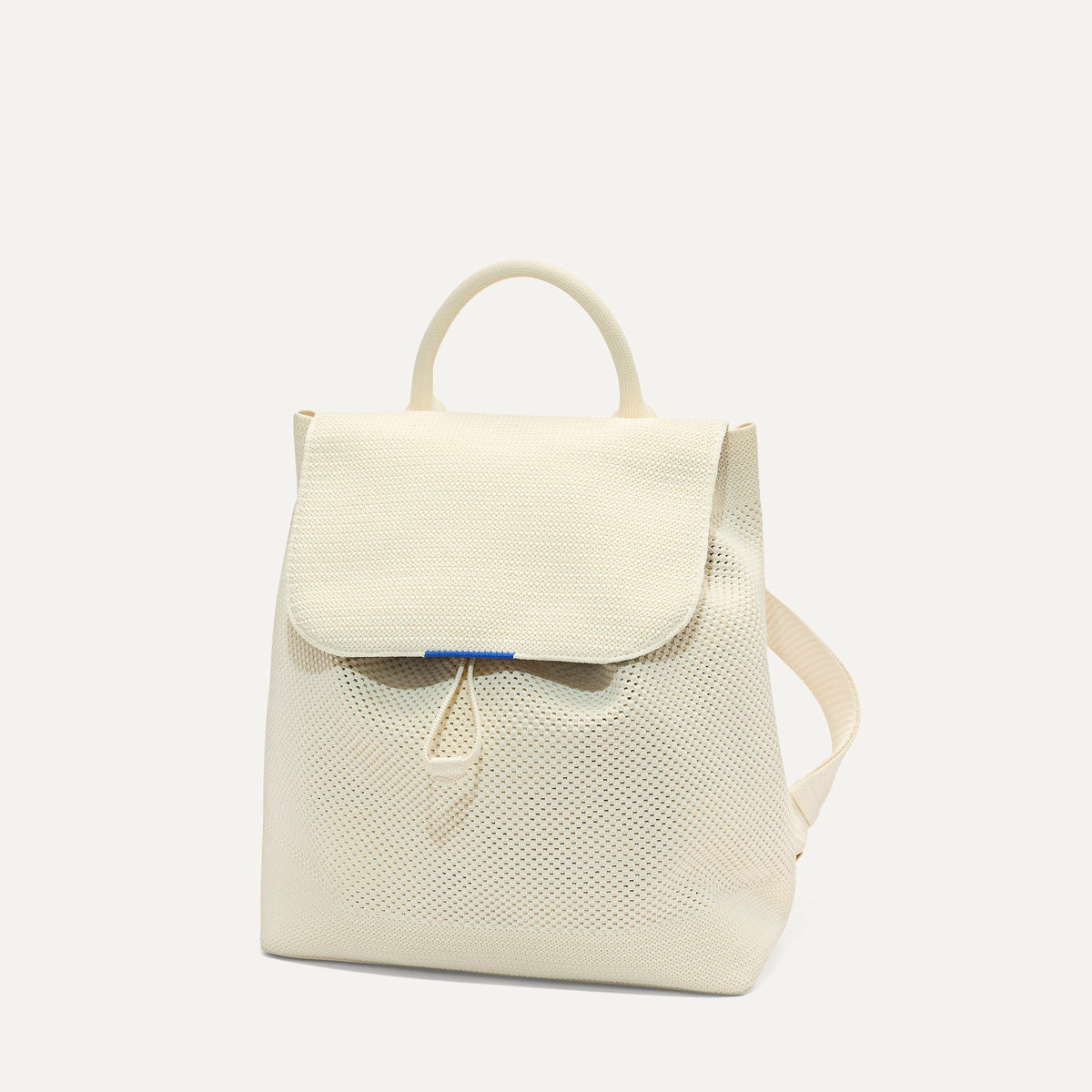 Rothys The Cinch Backpack in Coconut Crochet