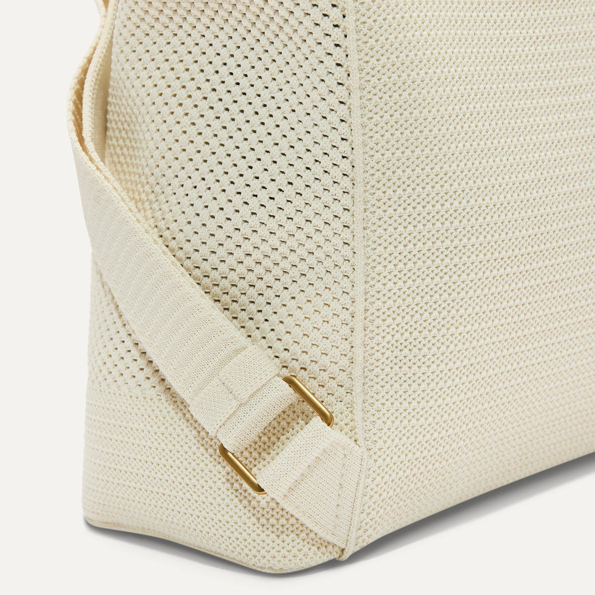 Rothys The Cinch Backpack in Coconut Crochet