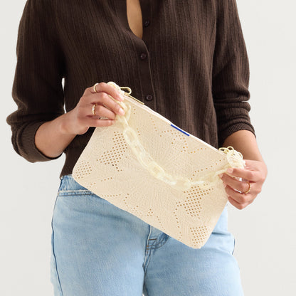 Rothys The Convertible Clutch in Moonflower