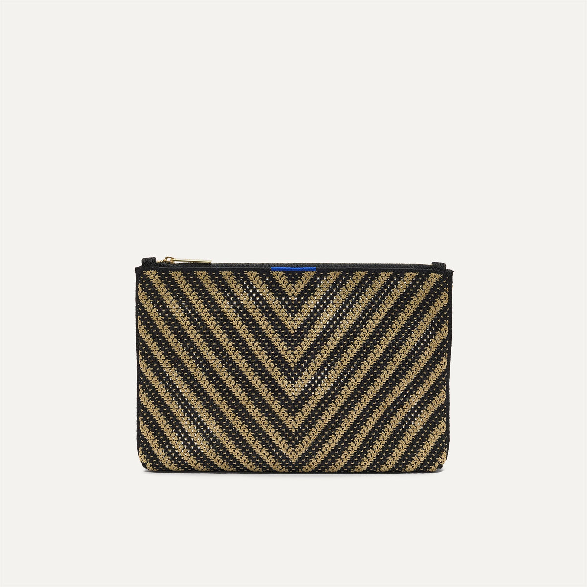 Rothys The Convertible Clutch in Toffee Chevron