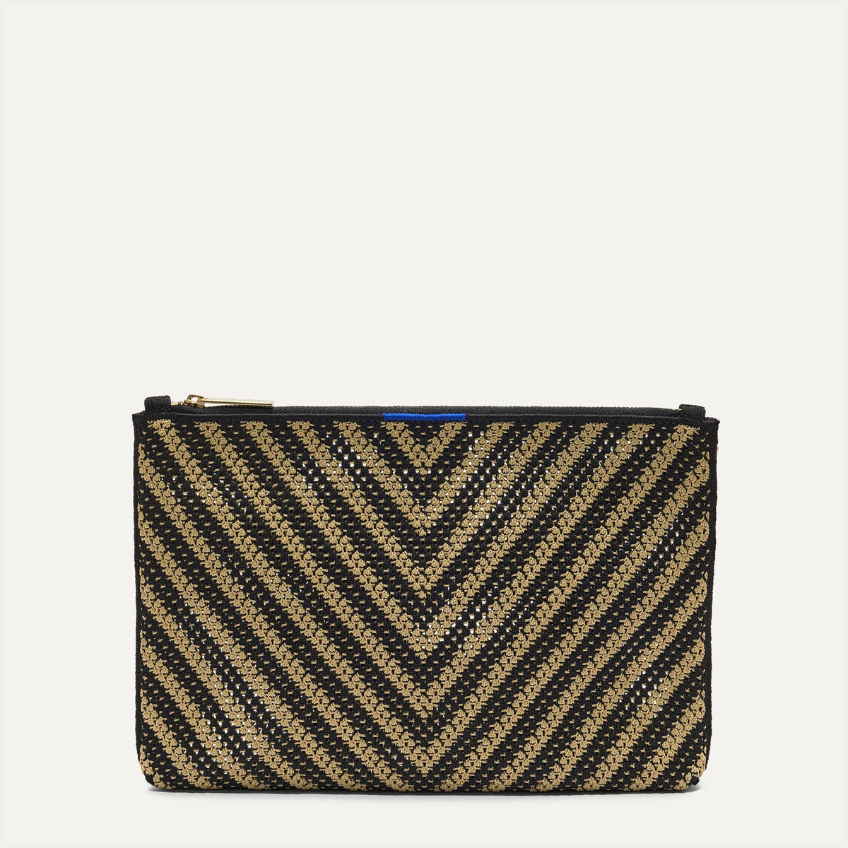 Rothys The Convertible Clutch in Toffee Chevron