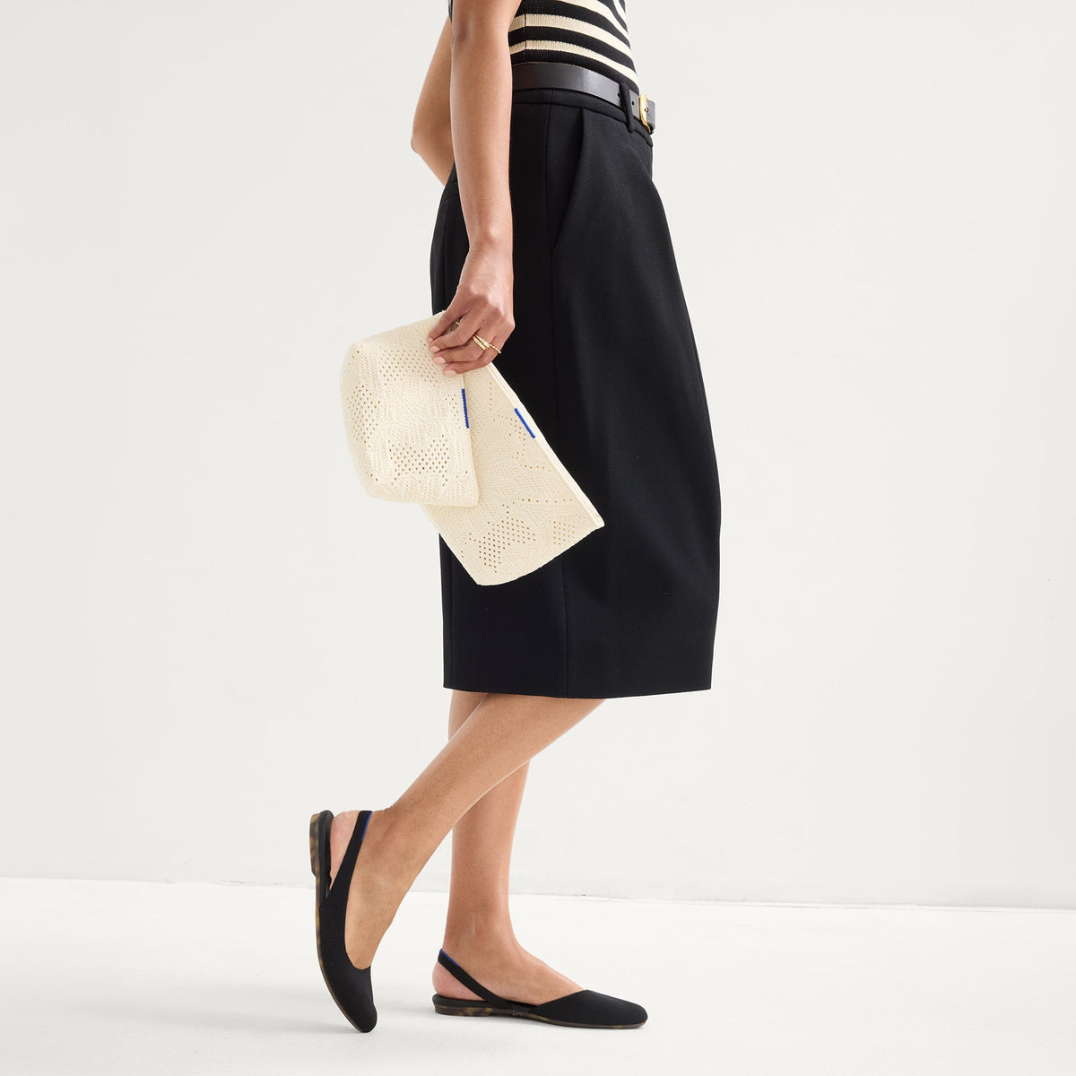 Rothys The Travel Pouch Set in Moonflower