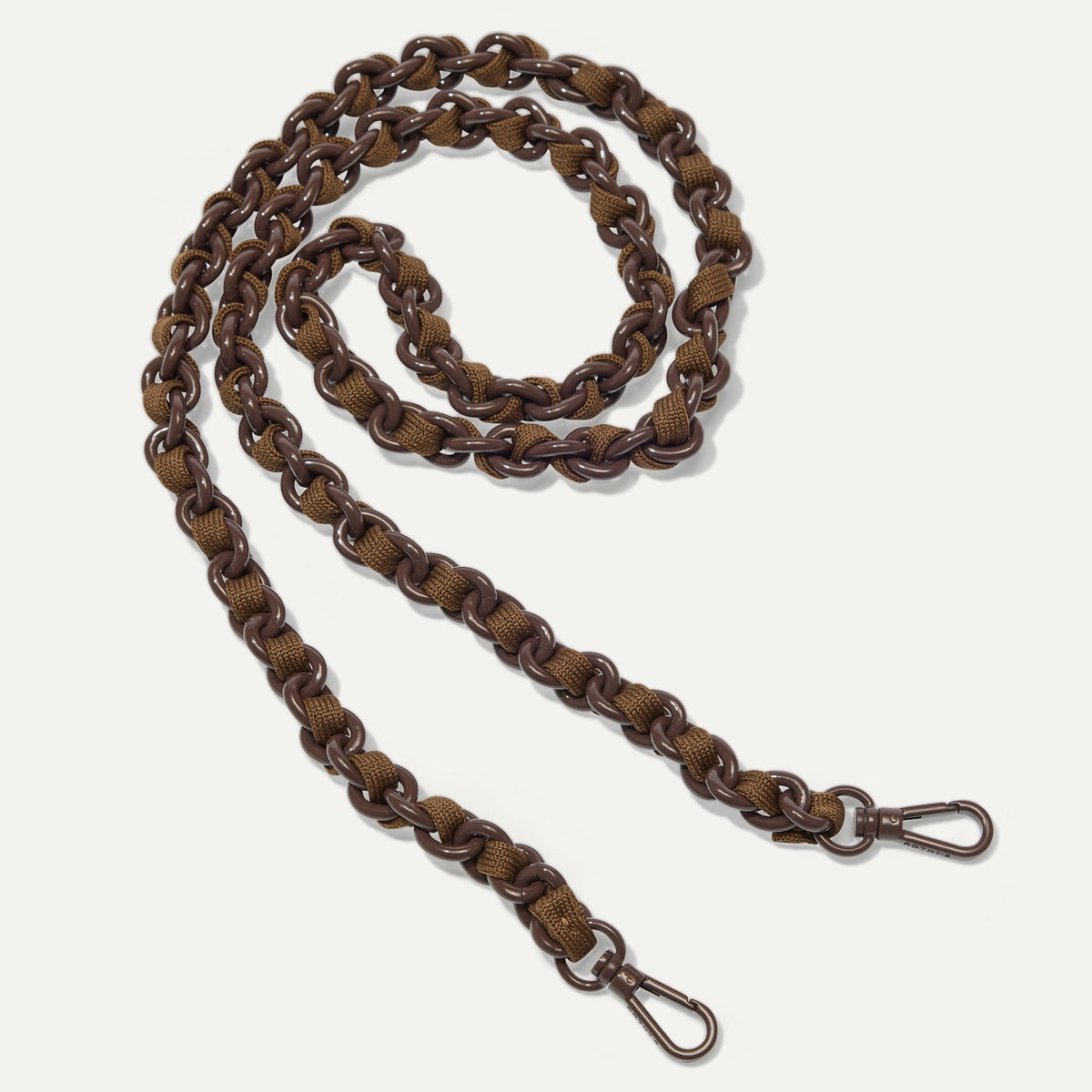 Rothys Crossbody Strap in Espresso Chain-Knit