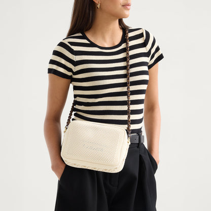 Rothys Crossbody Strap in Espresso Chain-Knit