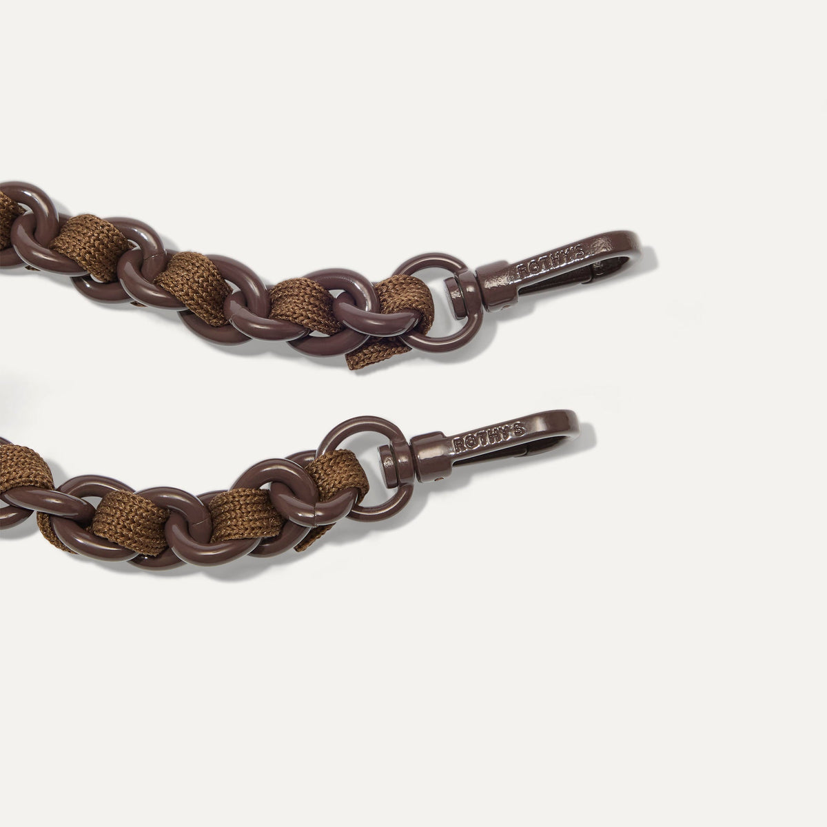 Rothys Crossbody Strap in Espresso Chain-Knit